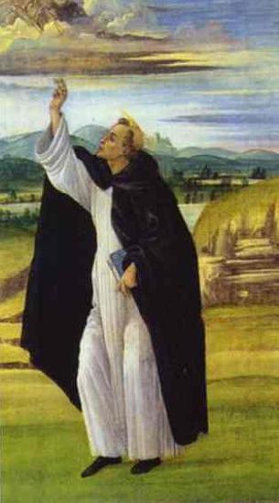 St. Dominic., Sandro Botticelli